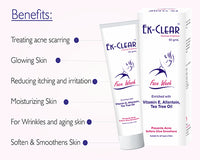 Ek Clear Tea Tree Oil Face Wash 50g - Enriched Vitamin C Allantoin For All Skin Type And For Women(Pack of 2)