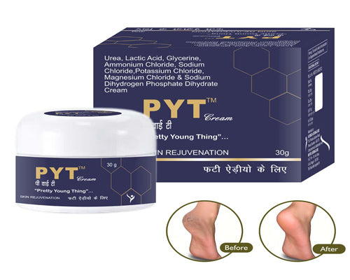 PYT Cream for Cracked Heels 30g (Pack of 2)