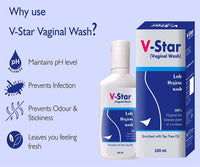 V Star Expert Hygiene Intimate Vaginal Wash For Women 100 ml