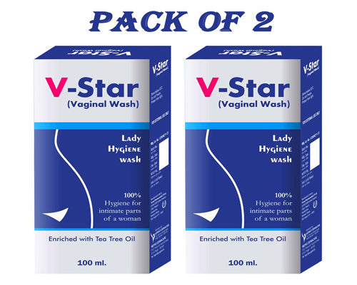 V- Star (Vaginal Wash) Pack of 2